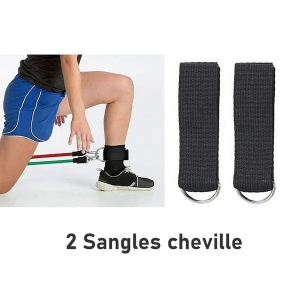 11-Piece Resistance Band Set – Your Complete Home Fitness Kit